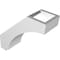 Ekena Millwork 3-in. W x 8-in. D x 8-in. H Imperial Architectural Grade PVC Knee Brace BRCP03X08X08IMP - alternate 3
